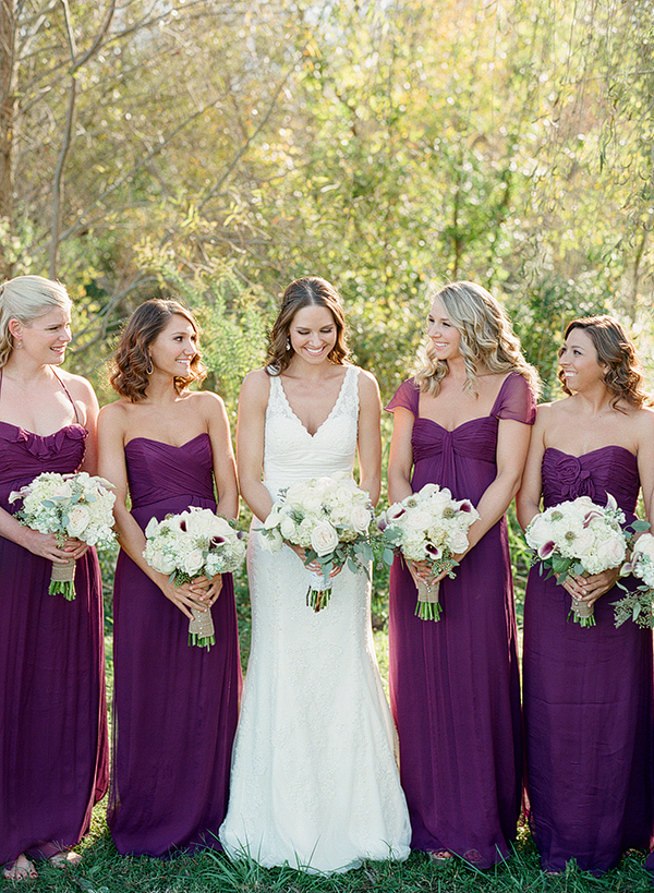 southern-wedding-purple-bridesmaid-dresses1