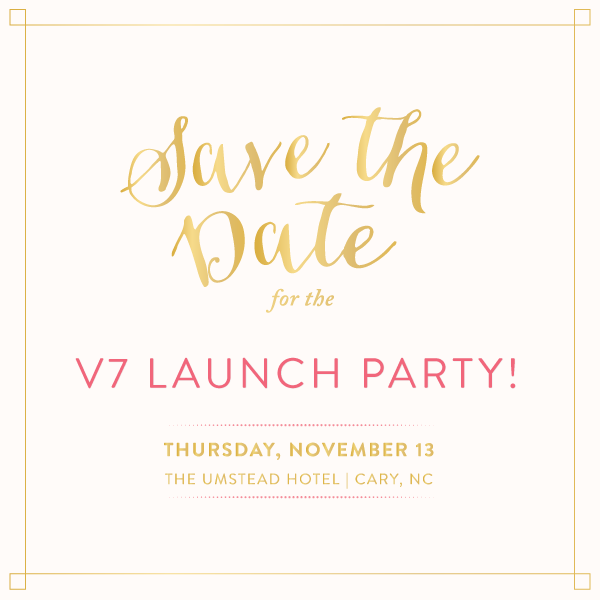 Southern Weddings V7 Launch Party Save The Date Southern Weddings