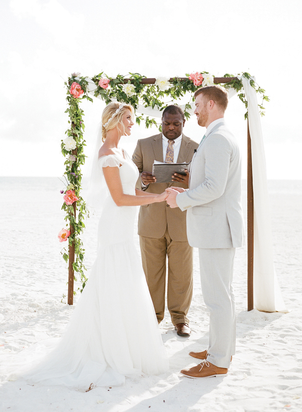 Intimate Beach Wedding By Kylie Swanson And Aaron Snow