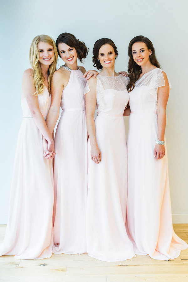  affordable  blush  bridesmaid  dresses 