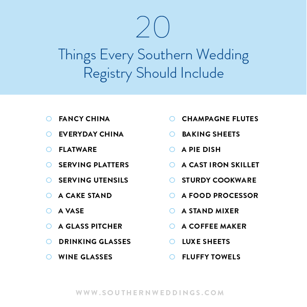 12 Essentials to Include in Your Wedding Registry - The GR Guide